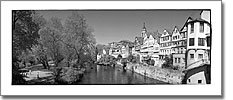 Tübingen Panorama-Postkarte