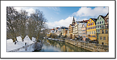 Tübingen Panorama-Postkarte