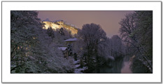 Tübingen Panorama-Postkarte