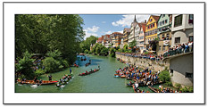 Tübingen Panorama-Postkarte