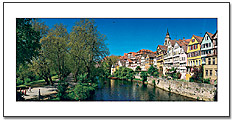 Tübingen Panorama-Postkarte